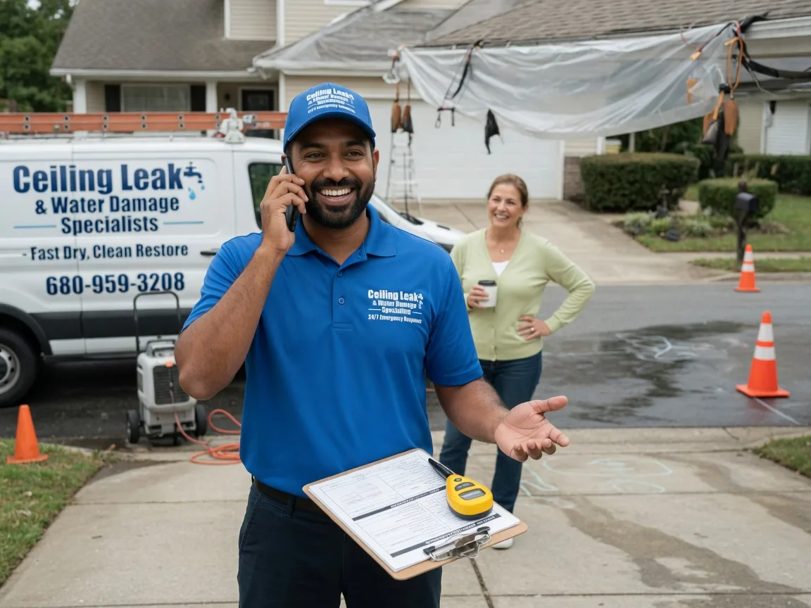 Ceiling Leak Cleanup Skiatook, OK FAQs